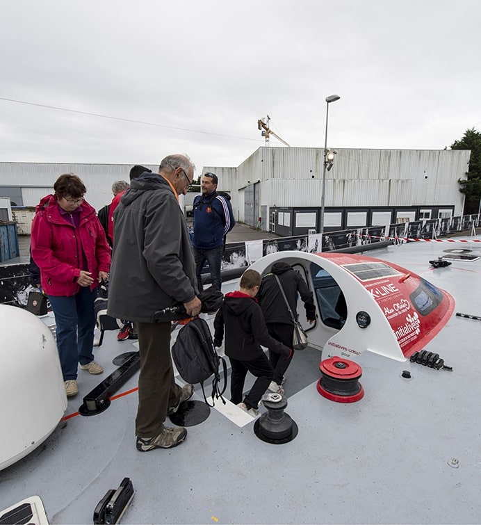 VDG 2024 - Options visite d'un bateau du Vendée Globe