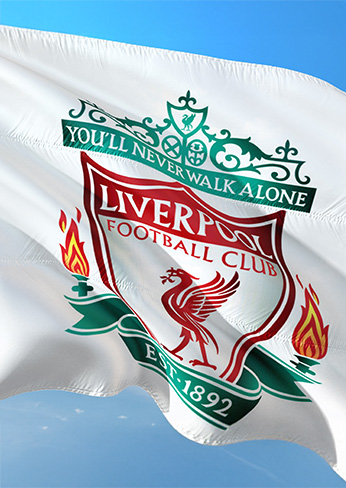 Drapeau Club Football Liverpool